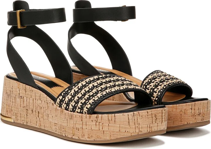 Terry Ankle Strap Platform Wedge Sandal - Image 8
