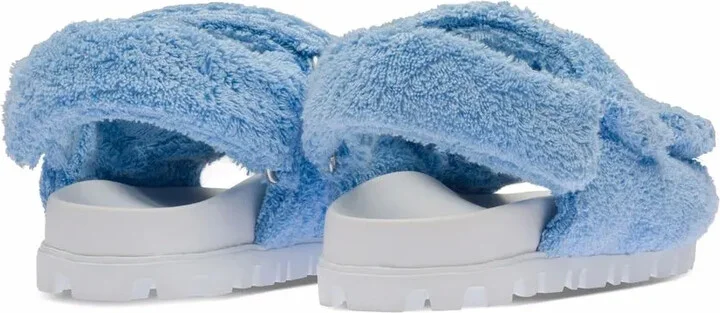 Terry Cloth Touch-Strap Sandals - Image 3