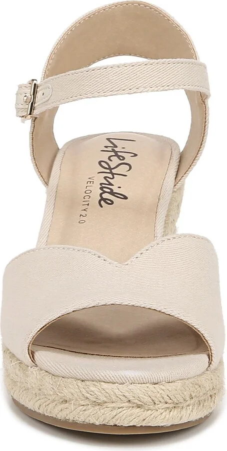 Tess Ankle Strap Espadrille Platform Wedge Sandal - Image 4