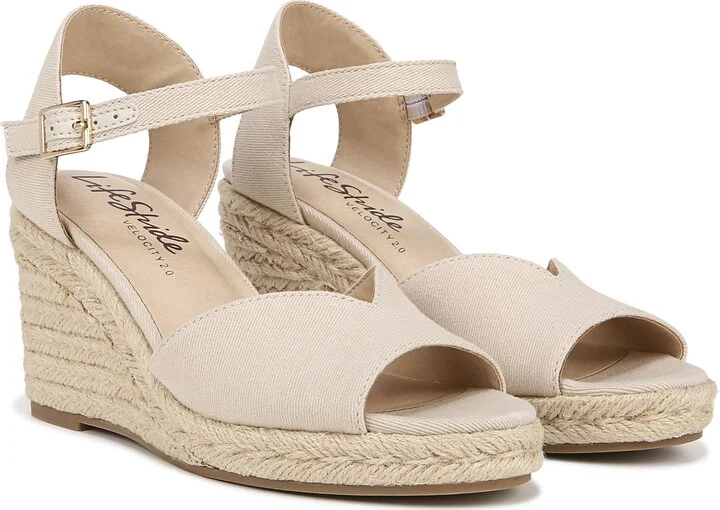 Tess Ankle Strap Espadrille Platform Wedge Sandal - Image 9
