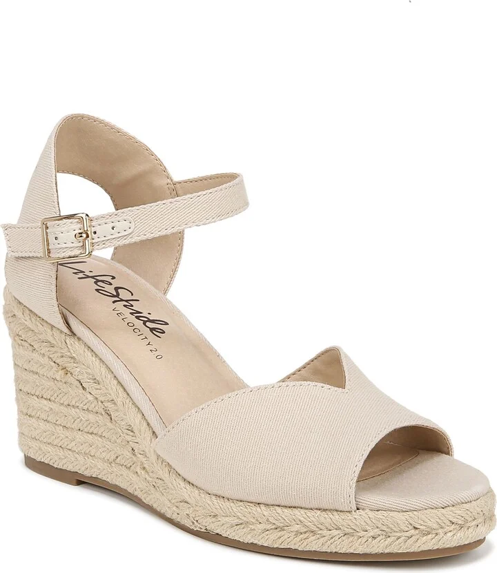 Tess Ankle Strap Espadrille Platform Wedge Sandal