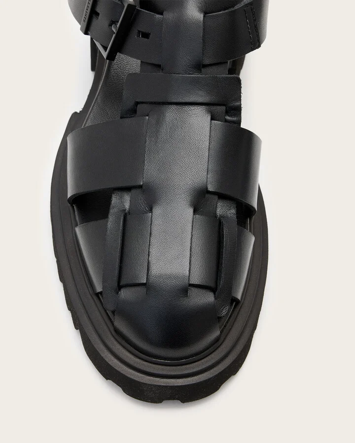 Tess Chunky Leather Sandals - Image 3