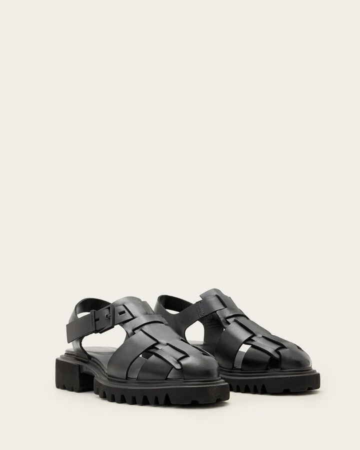 Tess Chunky Leather Sandals - Image 4