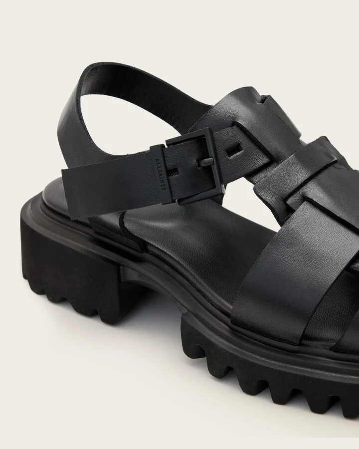 Tess Chunky Leather Sandals - Image 5
