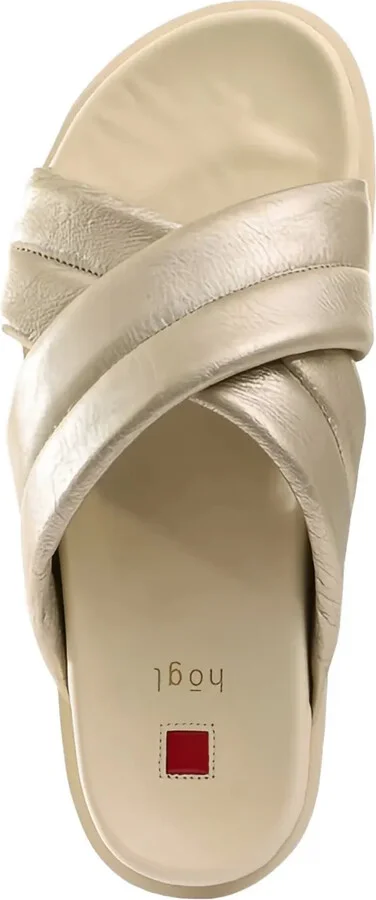 Tessa cross-strap slide sandals - Image 3
