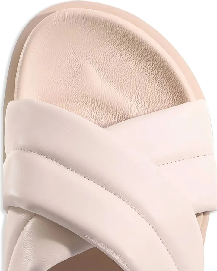 Tessa cross-strap slide sandals - Image 5