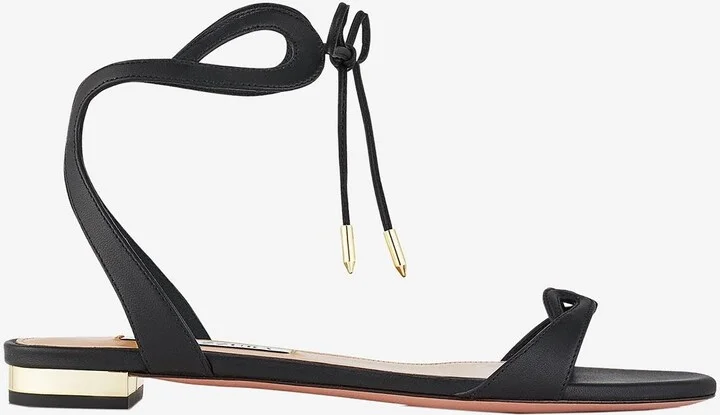 Tessa Flat Sandals in Nappa Leather