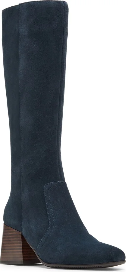 Navy Suede