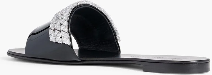 Tesy crystal-embellished glossed slides - Image 3