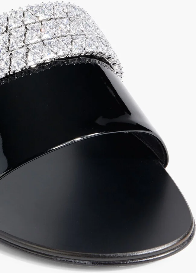 Tesy crystal-embellished glossed slides - Image 4