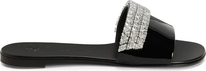 Tesy rhinestone-embellished sandals