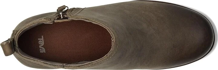 Teva ANAYA BOOTIE RR Women's Shoes Desert Taupe : 7 B - Medium, Leather - Image 2