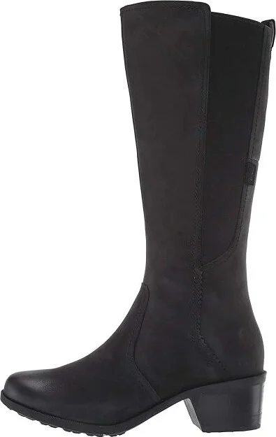 Teva Anaya Tall WP Women's Shoes Black : 7.5 B - Medium, Leather - Image 7