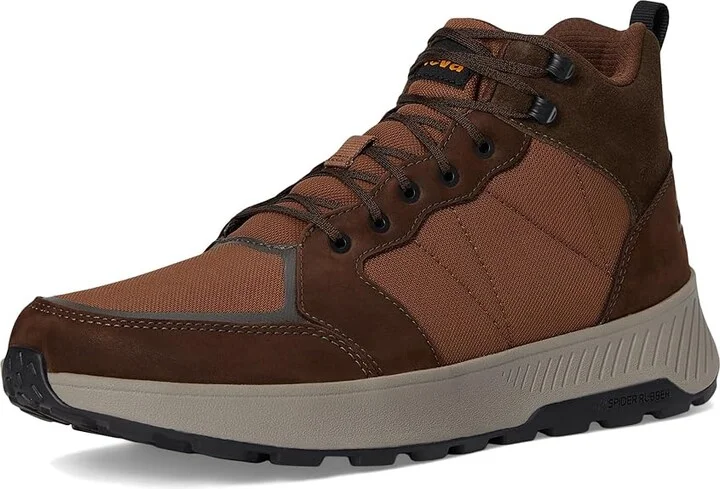Teva Ellwood Mid Men's Climbing Shoes Taupe : 12 D - Medium, Rubber/Suede - Image 11
