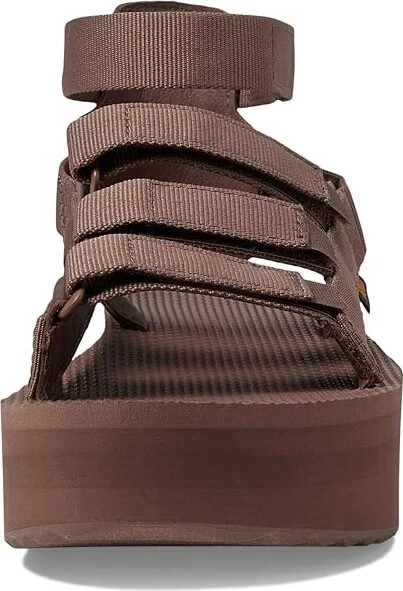 Teva Flatform Mevia Women's Shoes Acorn : 11 B - Medium, Textile/Leather - Image 2