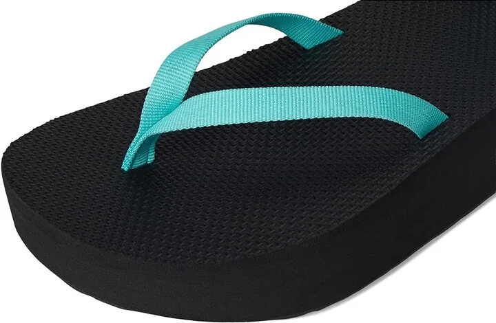 Teva Flatform Sandal Slim Women's Sandals Bright Teal/Black : 7 B - Medium - Image 7