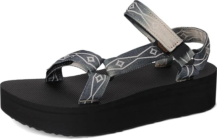 Teva Flatform Universal Sunscape Women's Sandals Waterless Scarlet : 10 B - Medium - Image 11