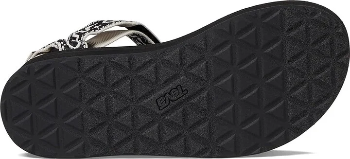 Teva Flatform Women's Sandals Bandana Black/Birch : 7 B - Medium, Synthetic/Textile - Image 3