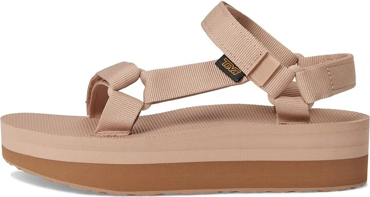 Teva Flatform Women's Sandals Bandana Black/Birch : 7 B - Medium, Synthetic/Textile - Image 10