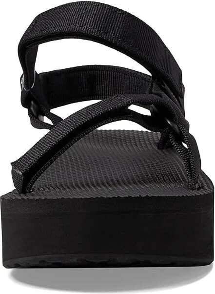 Teva Flatform Women's Sandals Black : 5 B - Medium, Synthetic/Textile - Image 3