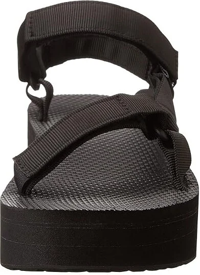 Teva Flatform Women's Sandals Black : 5 B - Medium, Synthetic/Textile - Image 6