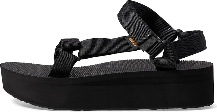 Teva Flatform Women's Sandals Black : 5 B - Medium, Synthetic/Textile - Image 7