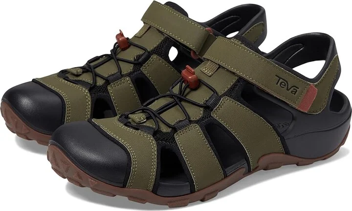 Teva Flintwood Men's Shoes Dark Olive : 11 D - Medium, Textile/Synthetic