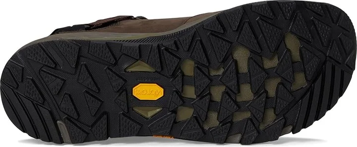 Teva GRANDVIEW GTX Men's Shoes Chocolate Brown/ Dark Olive : 8 D - Medium, Leather - Image 3