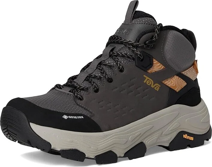 Teva Grandview Max GTX Men's Climbing Shoes Charcoal/Black : 14 D - Medium, Leather/Synthetic - Image 5