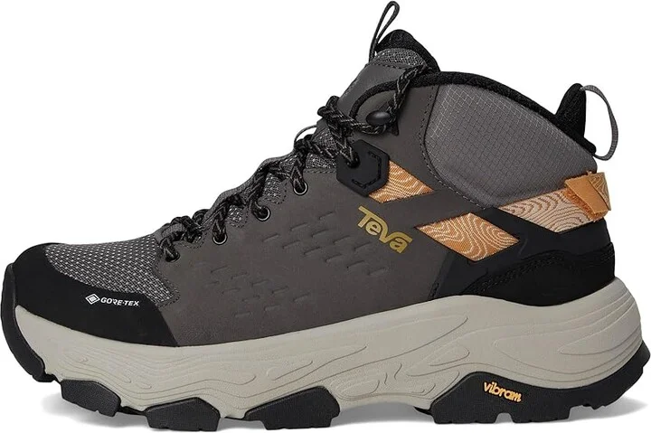 Teva Grandview Max GTX Men's Climbing Shoes Charcoal/Black : 14 D - Medium, Leather/Synthetic - Image 6