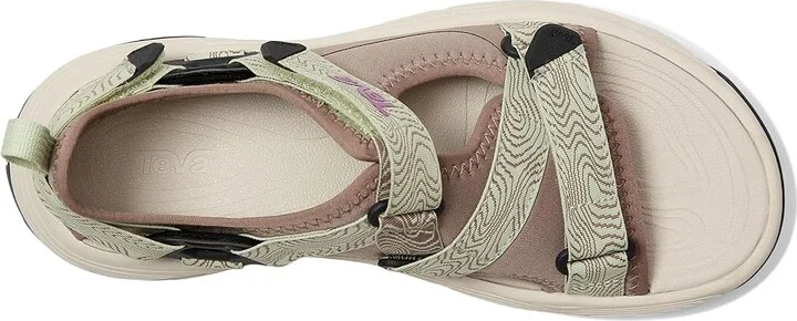 Teva Grandview Max Sandal Women's Sandals Mahogany/Blooming Dahlia : 7.5 B - Medium, Synthetic - Image 8