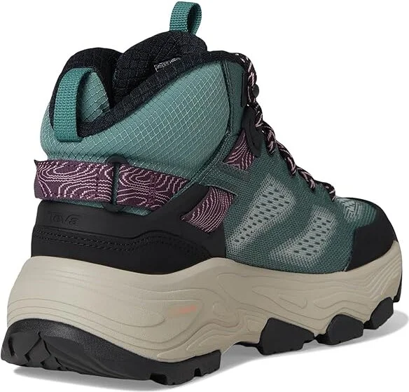 Teva Grandview Max Vent Women's Climbing Shoes Silver Pine/Eggplant Purple : 10 B - Medium, Leather/Synthetic - Image 4