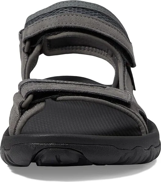 Teva Hudson Men's Shoes Dark Gull Grey : 8 D - Medium, Textile/Leather - Image 2