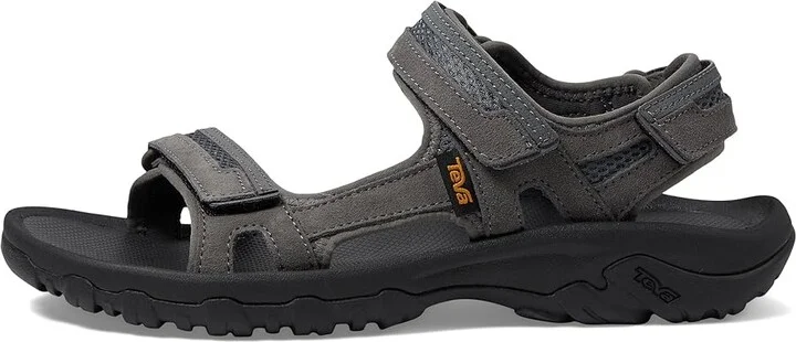 Teva Hudson Men's Shoes Dark Gull Grey : 8 D - Medium, Textile/Leather - Image 6