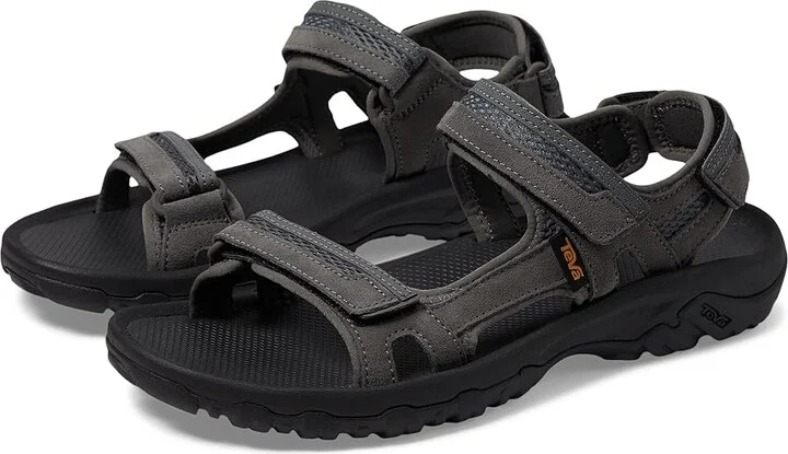 Teva Hudson Men's Shoes Dark Gull Grey : 8 D - Medium, Textile/Leather