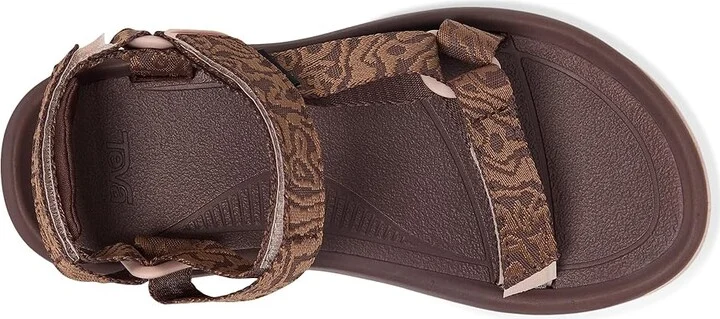 Teva Hurricane Xlt2 Terra Texture Women's Sandals Deep Mahogany/Rose Smoke : 7 B - Medium, Synthetic - Image 2
