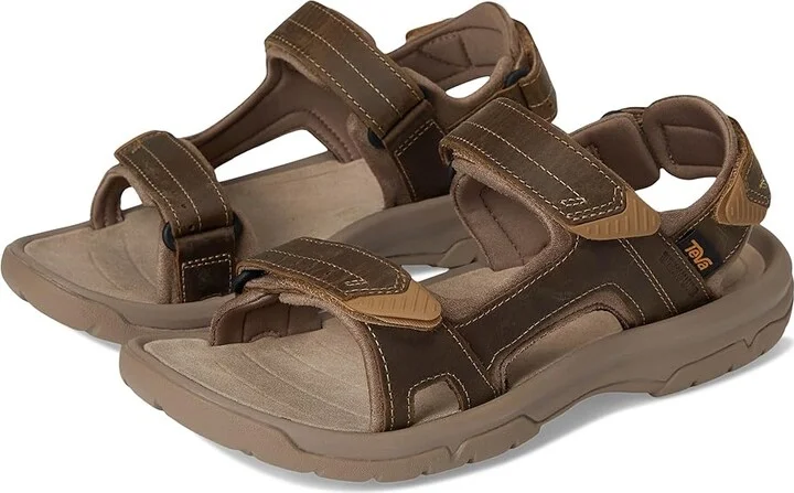 Teva Langdon Sandal Men's Sandals Honey Brown : 12 D - Medium, Leather