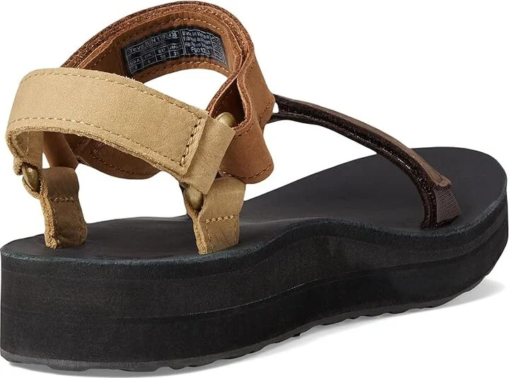 Teva Midform Universal Leather Women's Shoes Neutral : 11 B - Medium - Image 4