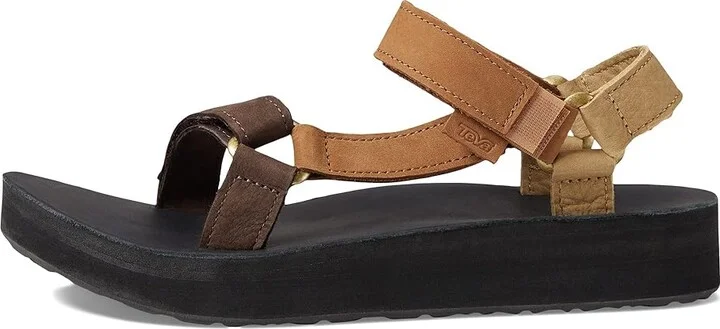 Teva Midform Universal Leather Women's Shoes Neutral : 11 B - Medium - Image 5