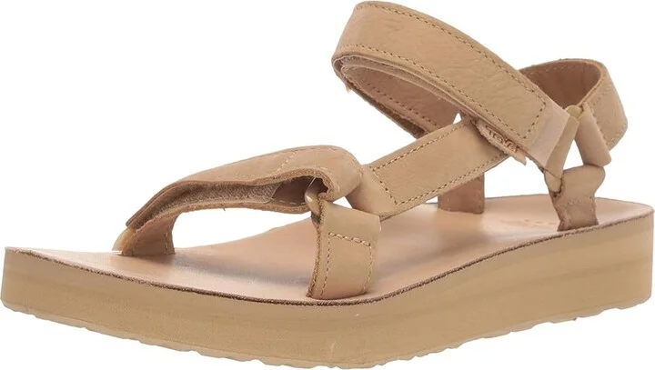 Teva Midform Universal Leather Women's Shoes Neutral : 11 B - Medium - Image 6