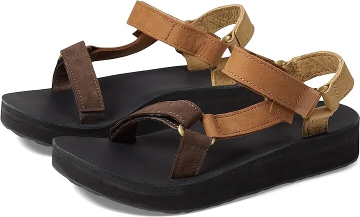 Teva Midform Universal Leather Women's Shoes Neutral : 11 B - Medium