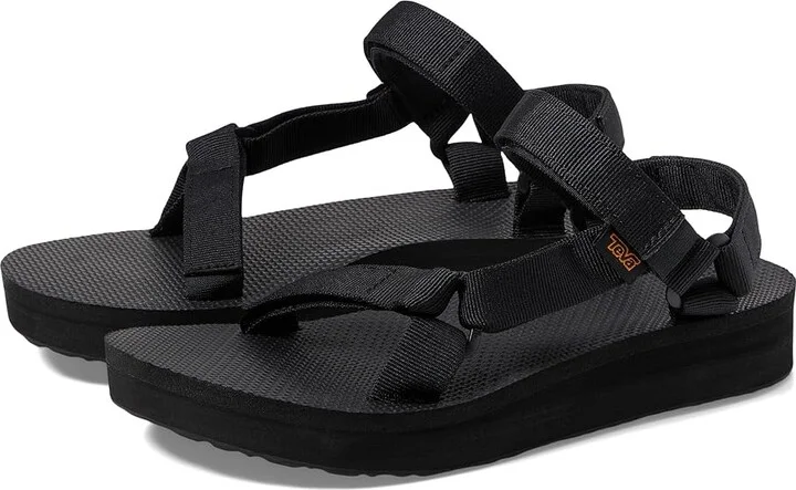 Teva Midform Universal Women's Shoes Black : 6 B - Medium, Synthetic/Textile
