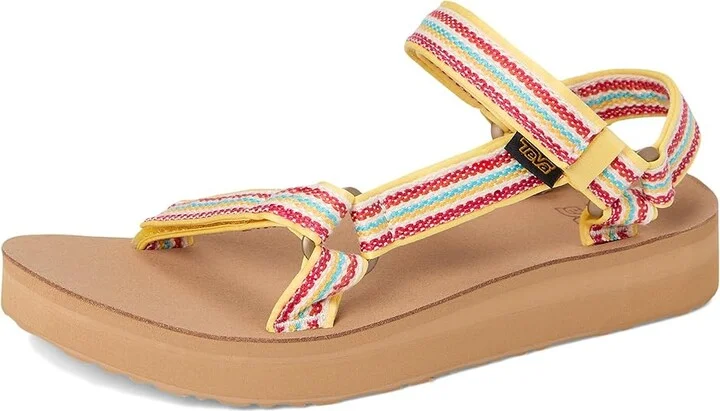 Teva Midform Universal Woven Women's Sandals Coconut/Tanzine : 8 B - Medium, Synthetic - Image 5