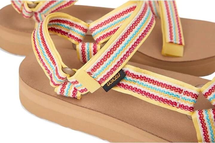 Teva Midform Universal Woven Women's Sandals Coconut/Tanzine : 8 B - Medium, Synthetic - Image 7