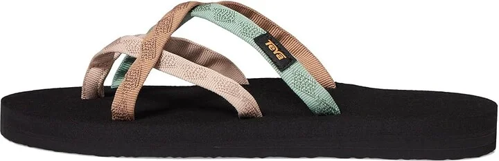 Teva Olowahu Women's Sandals Mixed B Maple Sugar : 5 B - Medium, Synthetic - Image 5