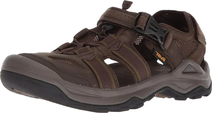 Teva Omnium 2 Leather Men's Shoes Turkish Coffee : 7 D - Medium - Image 2