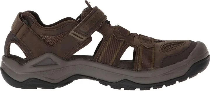 Teva Omnium 2 Leather Men's Shoes Turkish Coffee : 7 D - Medium - Image 8