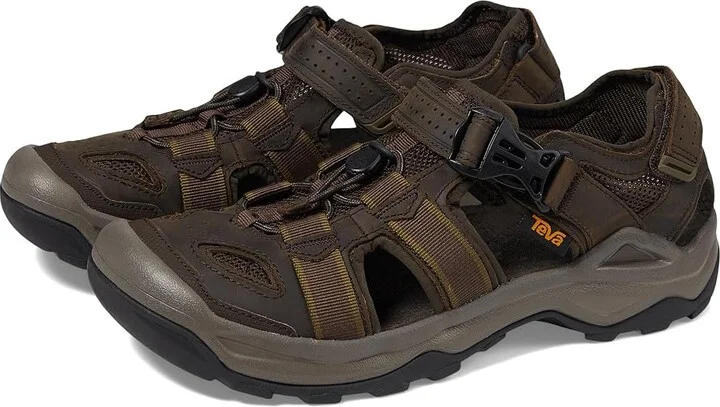 Teva Omnium 2 Leather Men's Shoes Turkish Coffee : 7 D - Medium