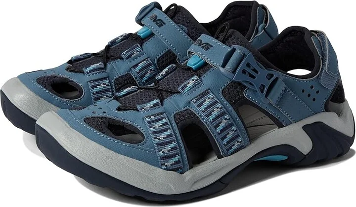Teva Omnium Women's Sandals Stacks Blue Mirage : 5.5 B - Medium, Synthetic