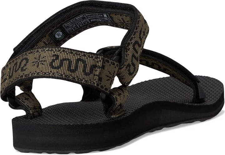 Teva Original Universal Men's Sandals Bandana Dark Olive : 8 D - Medium, Synthetic/Textile - Image 4